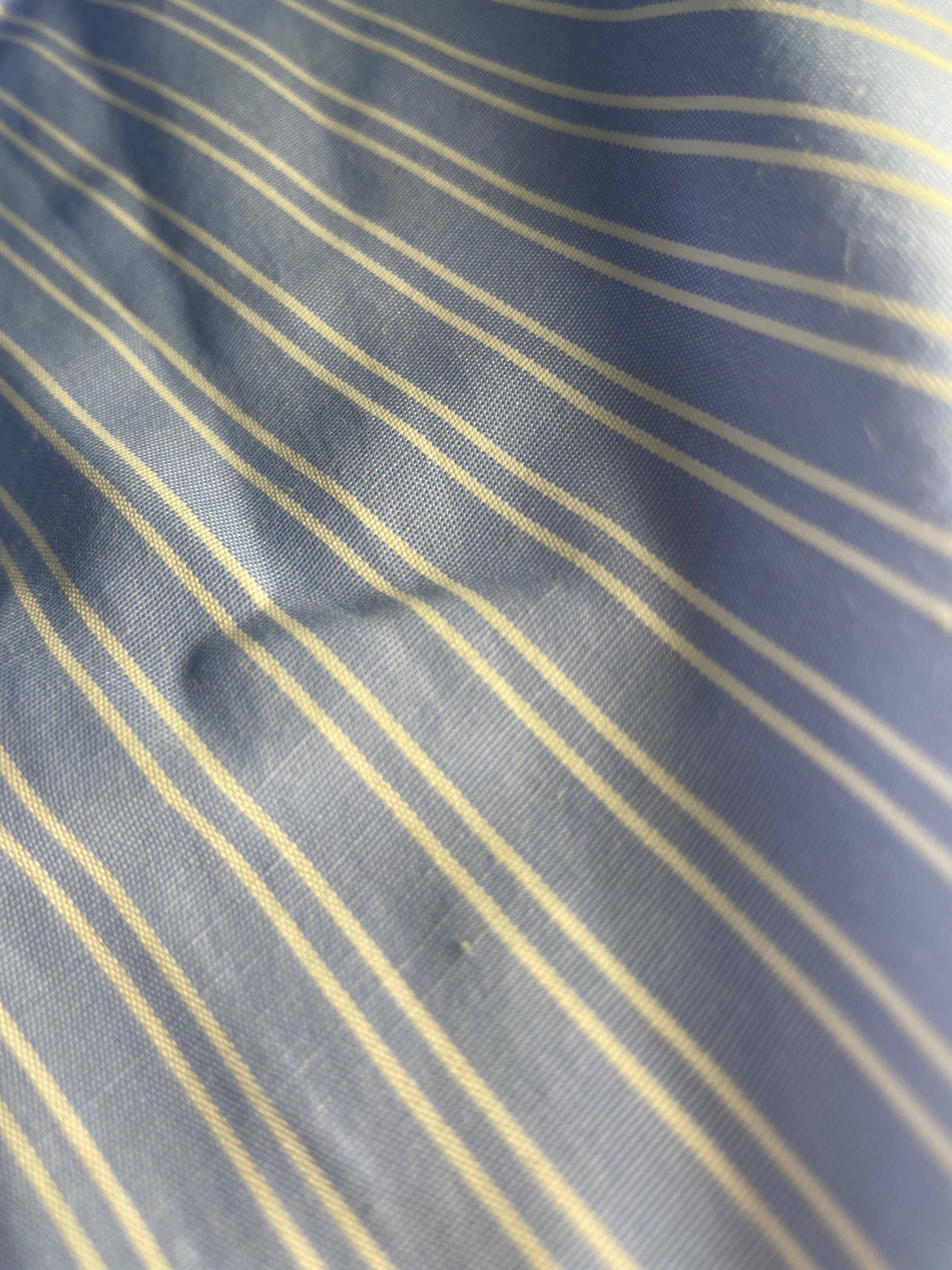 Blue Striped Relaxed Shirt